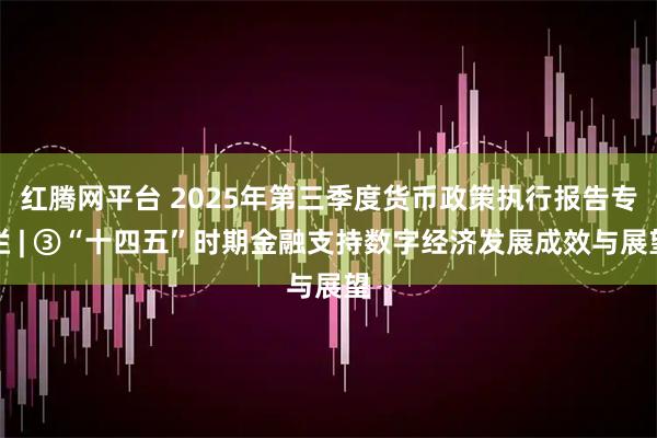 红腾网平台 2025年第三季度货币政策执行报告专栏 | ③“十四五”时期金融支持数字经济发展成效与展望